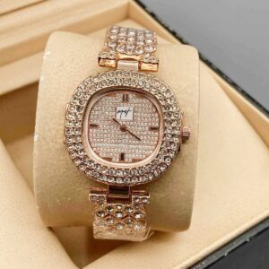 MH LADIES✨️ ( ROSE GOLD CHAIN WITH ROSE GOLD DIAL)