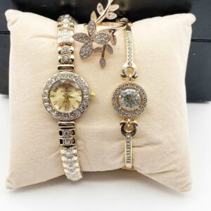 RICHRADO LADIES (WATCH+ BRACELET + RING 💍 + BOX 🎁)