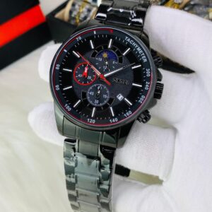 SKMEI ORIGINAL 9250 (BLACK CHAIN WITH BLACK DIAL)