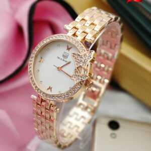 Trueworth ( Golden chain with white dial)