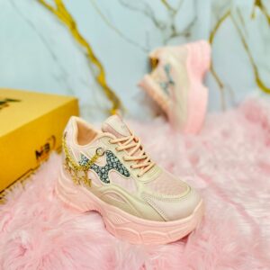 Ladies sneakers shoes (pink)