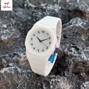 White Aura ( White Chain With White Dial )