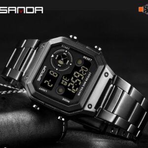Sanda (black chain with black dial)