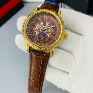 BOPHIER (BROWN STRAP WITH GOLDEN BROWN DIAL)