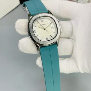 UP Original ( sea green Strap with Silver white Dial )