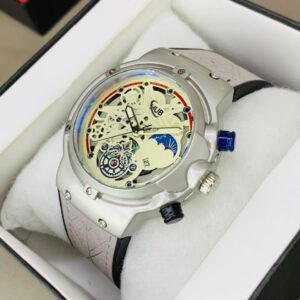 HB New Skeleton ( Grey Strap With Grey Dial )