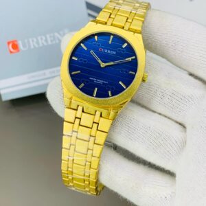 Curren original ( Golden chain with blue dial)