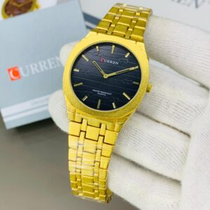Curren original ( Golden chain with black dial)