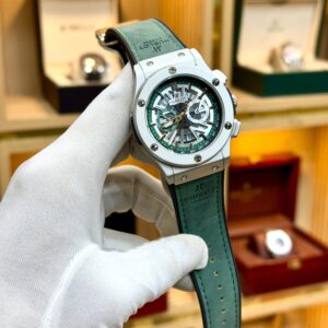 HB Regular ( Green Strap With Silver Dial )