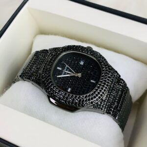 PP stone (black chain black dial)