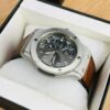 Hb (brown strap with silver dial)